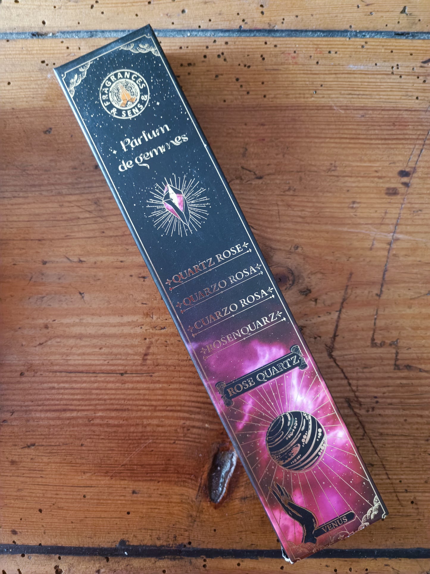 Encens Parfum de Gemmes - Quartz Rose
