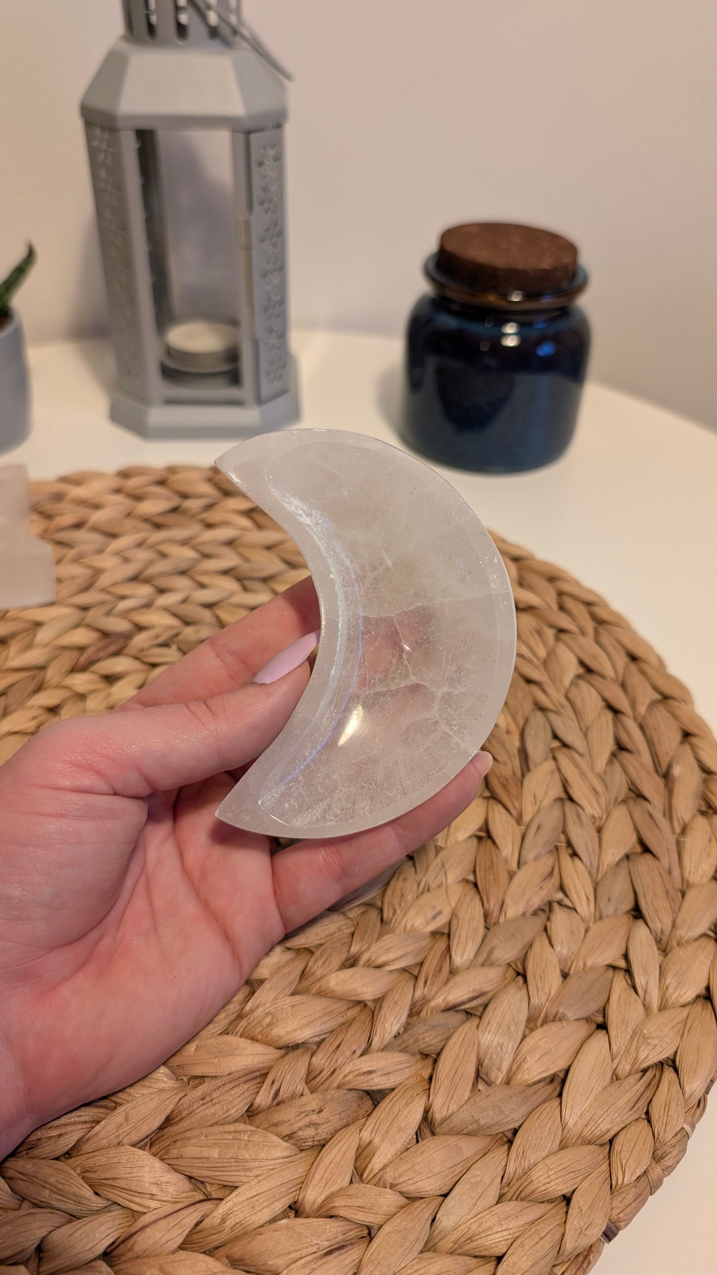 Bol en Sélénite – Purification et Rechargement