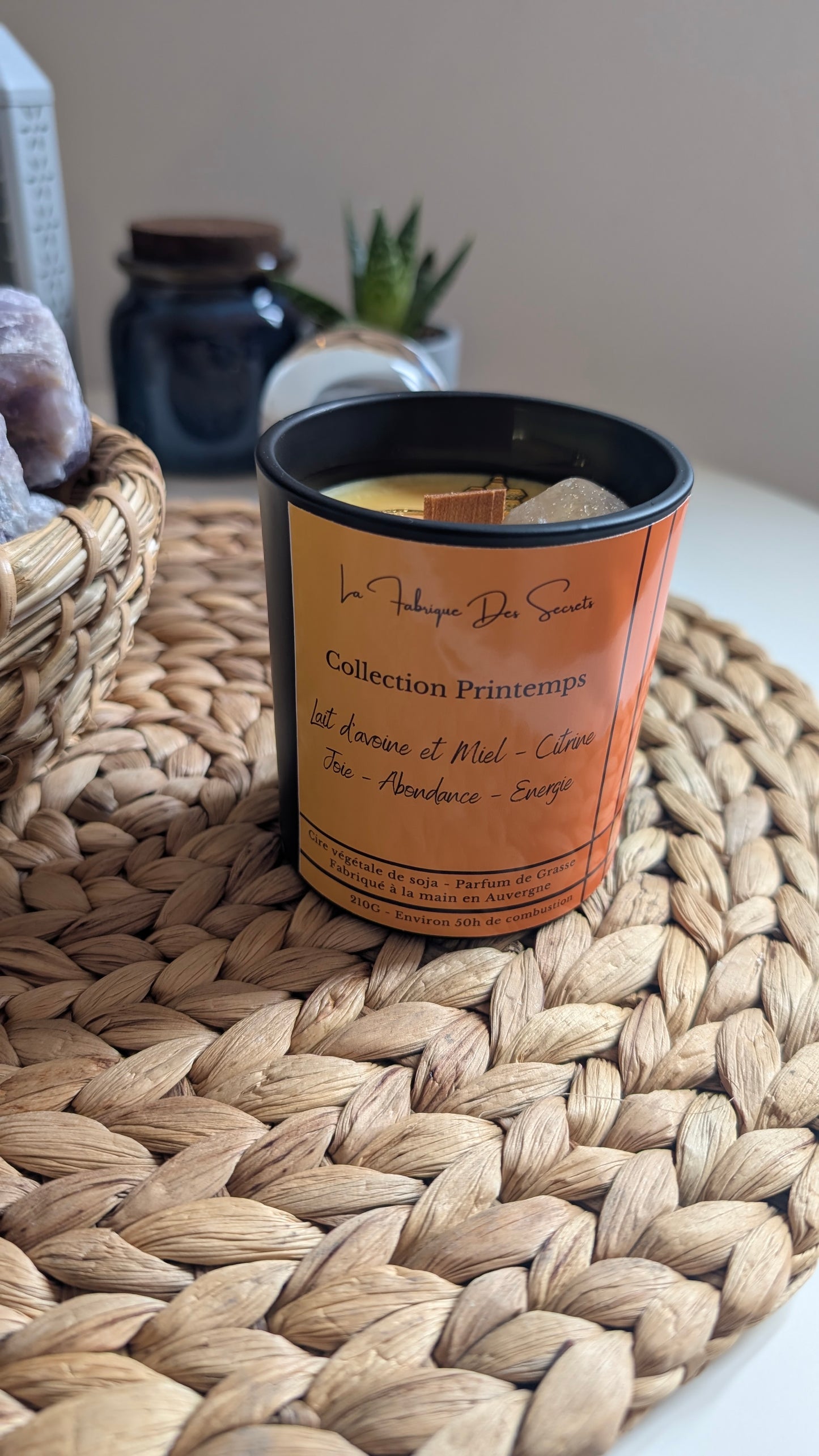 Collection Printemps - Lait d'avoine Miel et Citrine