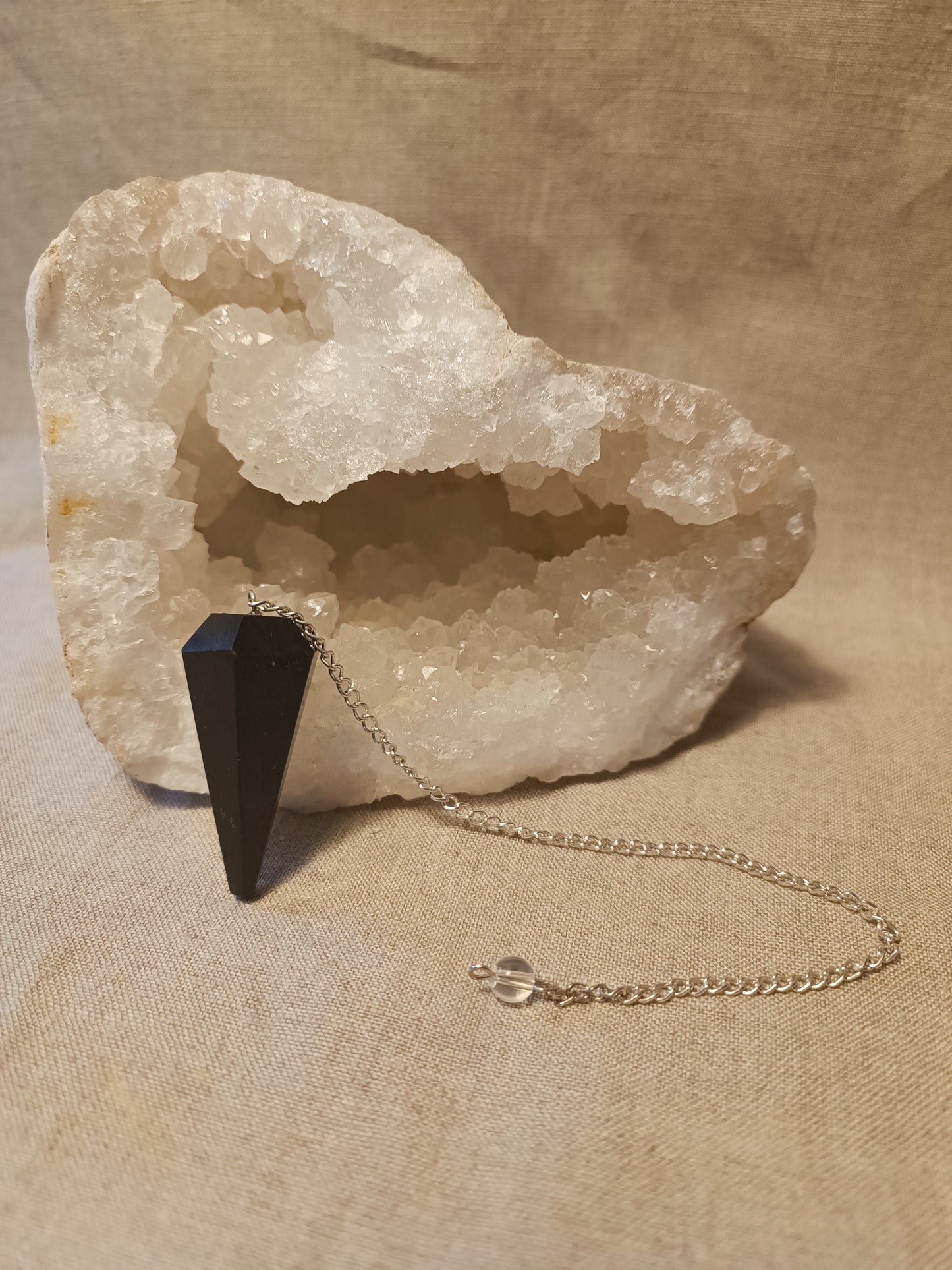 Pendule facetté - Shungite