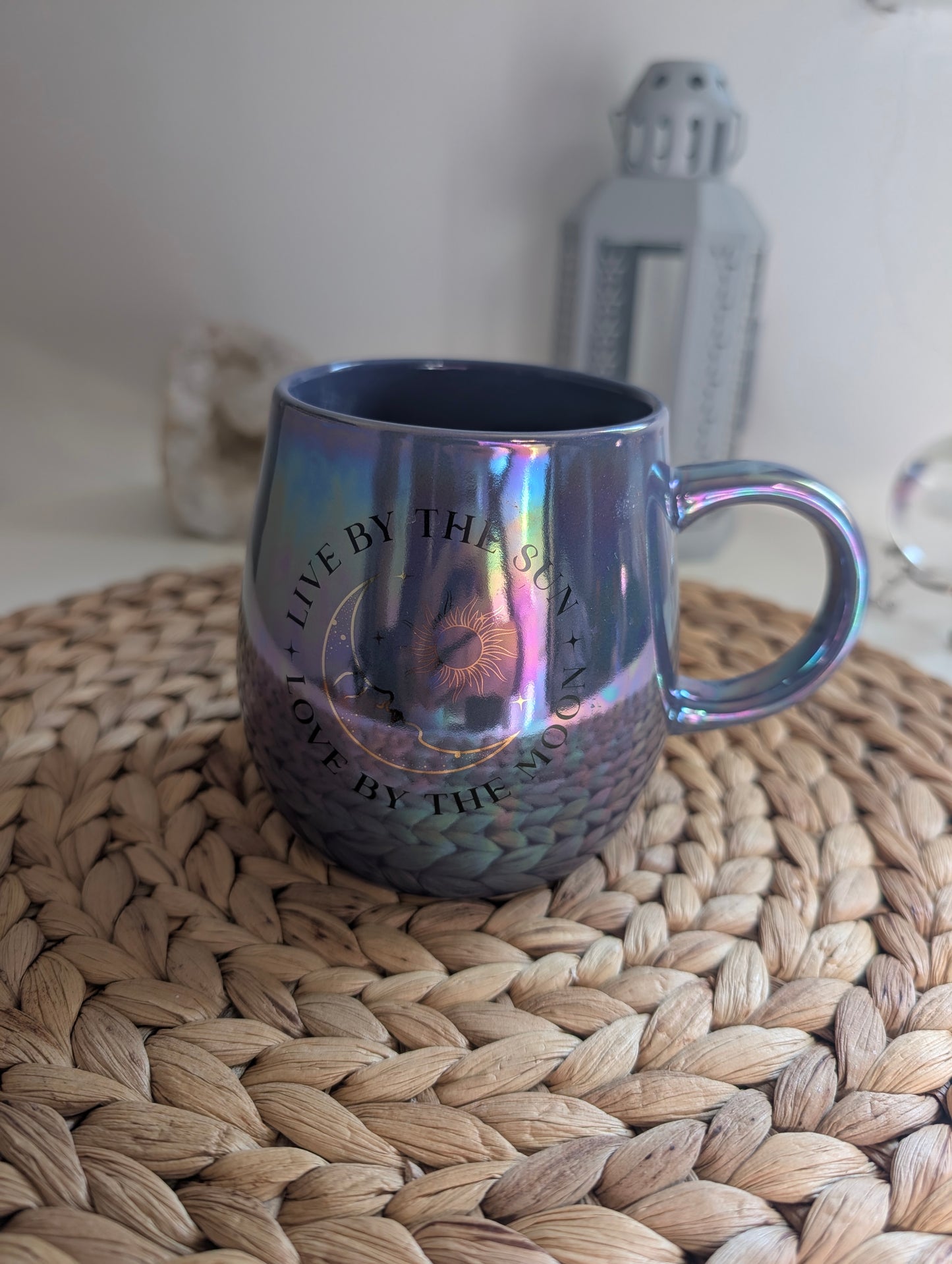 Mug irisé - Lune et Soleil