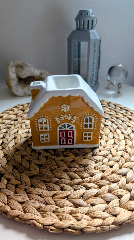 Brûle-parfum céramique - Maison pain d'épices