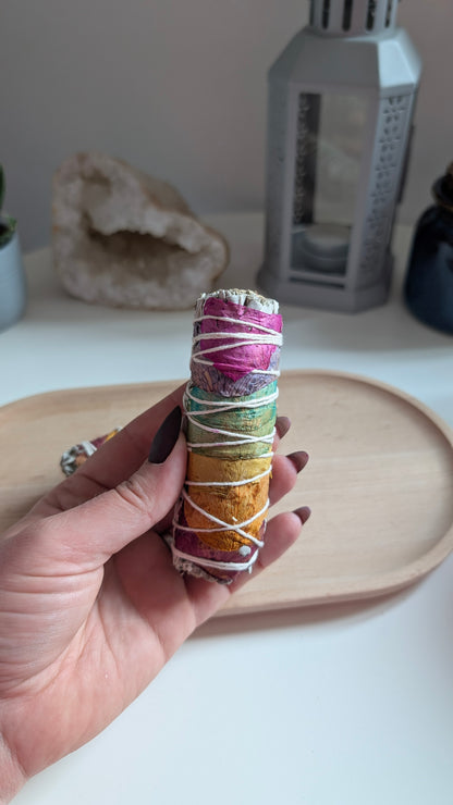 Bâton de Sauge blanche de Californie 7 chakras